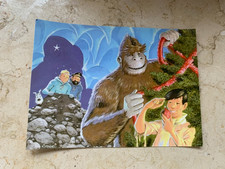 Carte postale 15x10 tintin - carte,
