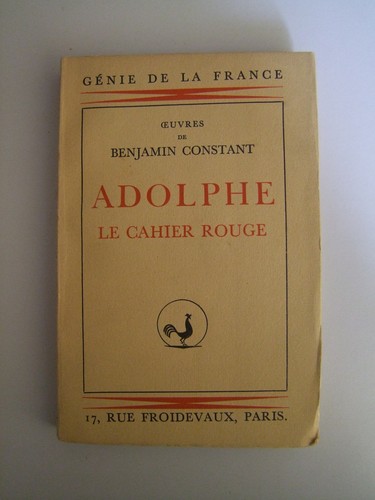 Adolphe cahier rouge - le,