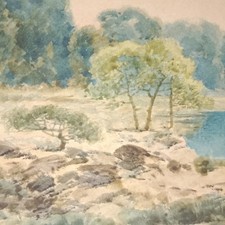 Paysage aquarelle Originale