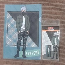 Support acrylique Naruto Kakashi lime transparente vêtements décontractés...