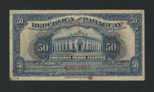 Paraguay pesos 1923 pick - 1923,