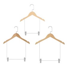 Cintres en bois massif pour