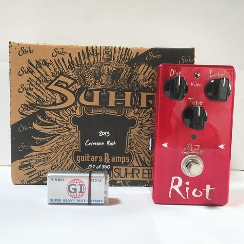 Suhr riot rouge cramoisi - rouge,