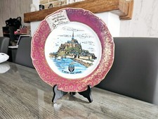 Assiette En Porcelaine De France Décor Le Mont Saint Michel