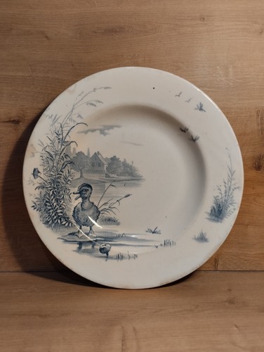 Assiette faïencerie gien - assiette, de