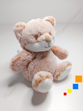 Peluche/Doudou Petit Renard Assis Orange/Roux Blanc Chiné 14cm - Tex Carrefour