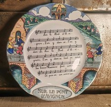 Assiette Sarreguemines -