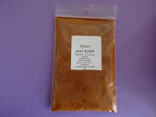 Epices pour kebab - epices, 25