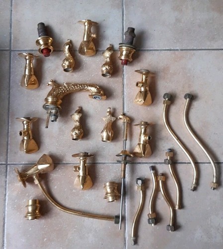 Lot ancien robinet mitigeur - ancien,