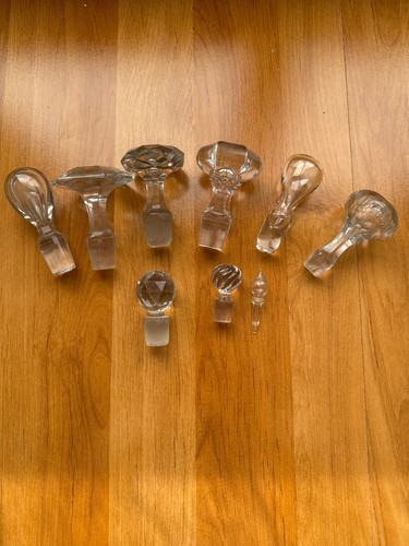 Lot bouchons cristal vintage - cristal,