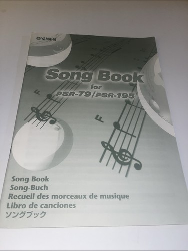 Yamaha song book - yamaha,