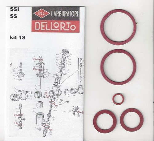Dellorto gasket set kit18 - , for