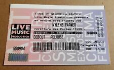 ticket billet stub used place concert MYLENE FARMER 2009 GENEVE