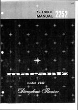 Service Manuel D'Instructions pour Marantz 2252