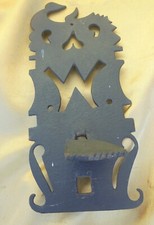 Ferronerie de porte Entrée de Serrure fer forgé  Oiseau Coeur