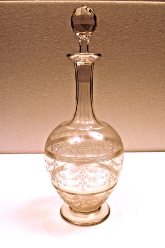 Antique gravé verre - antique,