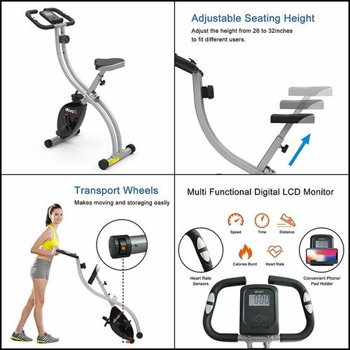 Recumbent exercise bike - recumbent,