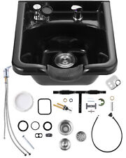 VEVOR Bac à Shampoing Coiffure Lavabo à Shampooing Lave-Tête Robinet Salon Spa