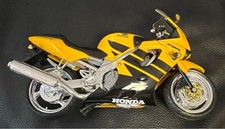 Miniature moto HONDA CBR600F4 jaune/noir Honda HRC moulé sous pression...