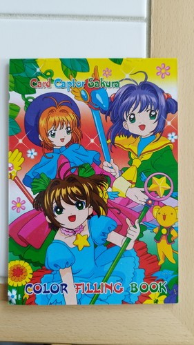 Color filling book card captor - filling,