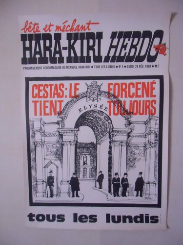 Affiche journal hara - du,