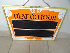 ancienne étiquette PLAT DU