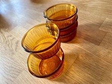 5 ramequins vintage verre fumé DURALEX - 8,5 cm de diamètre - 4 cm de hauteur