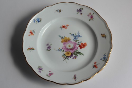 Meissen assiette dessert - meissen, à