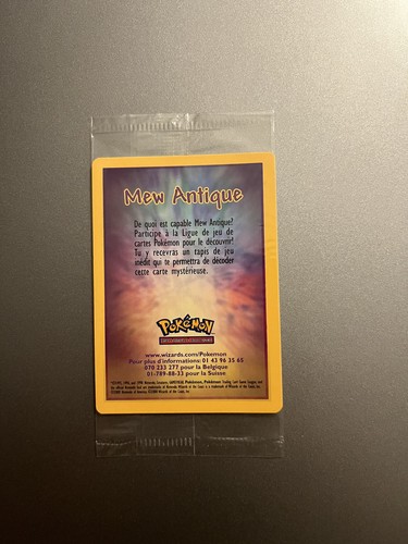 Mew antique scellé pokemon - fr,