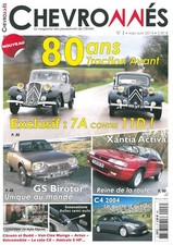 Chevronnés N°3 CITROEN TARCTION AVANT 7A 11D GS BIROTOR XANTIA ACTIVA C4 CX 5 HP
