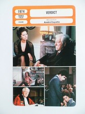 CARTE FICHE CINEMA 1974