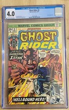 Comic Ghost Rider #9, Décembre 1974, marvel comics, CGC 4.0 
