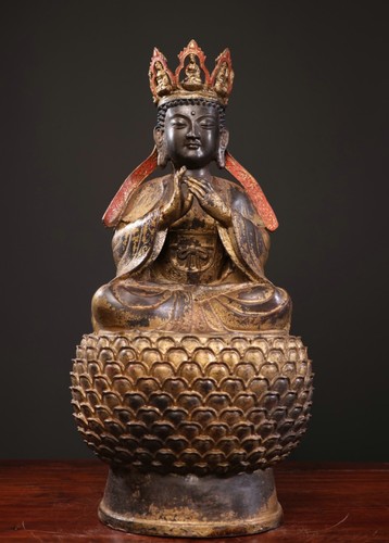 Statue bronze doré - bronze,