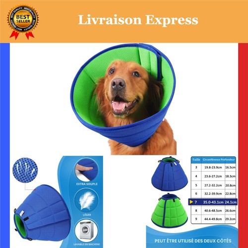 Collerette chien souple - collerette,