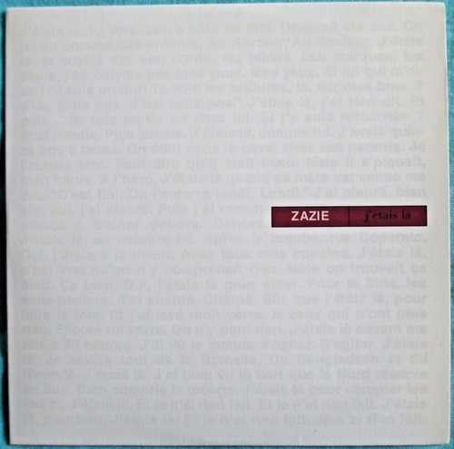 Zazie single promo - -, cd