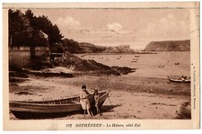 CPA 35 - ROTHENEUF (Ille et Vilaine) - 192. Le Hâvre, côté Est (petite animation