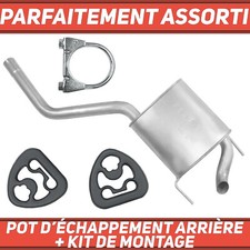 Pot d’échapp. arrière pour Mercedes C180-250 W202 T202 1.8i 2.0 2.2 2.5 D 93-00