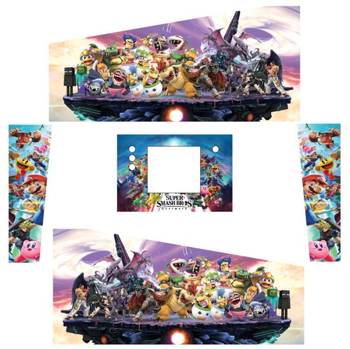 Stickers super smash bross - smash,