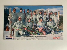 CARTE EQUIPE DE FRANCE SKI ALPIN 2002 GROUPE GEANT