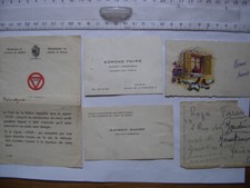 Lot SUISSE Carte Visite GENEVE POLICE PORTS FRANCS EXPERT COMPTABLE