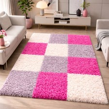 Tapis shaggy moelleux à poils