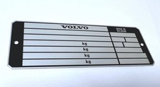 Plaque constructeur VOLVO -
