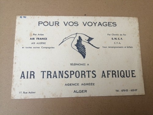 Ancien buvard air transports - buvard,