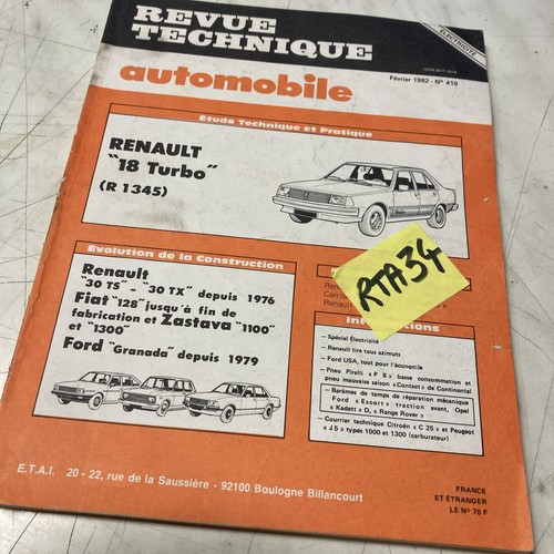 Renault r18 turbo r1345 - renault,