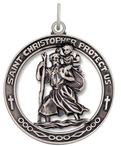 Médaille pendentif ronde - médaille,