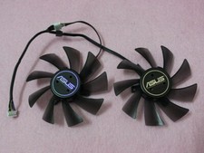 Pair Fans Cooler Fan For ASUS GTX 680 HD7950 HD7970 T129025SU 95mm Graphics Card