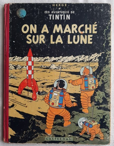 Tintin marche sur la lune - tintin, on