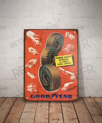 Plaque métal vintage - , goodyear
