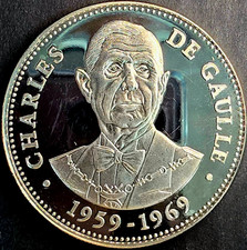 MEDAILLE PRESIDENT DE LA REPUBLIQUE - CHARLES DE GAULLE - 1959-1969