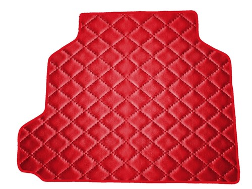 Matelassé cuir éco rouge - matelassé,